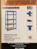 *NEW - HEAVY DUTY GARAGE RACKING/SHELVING UNITS 5 TIER METAL STORAGE RACKS 275KG / NEW & SEALED / COLLECTION FROM HOMESTEAD FARM [LQD220] - 2