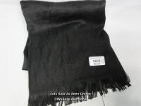 *CHANEL PRE-OWNED BLACK SCARF