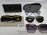 *X4 FRAME GLASSES INC. PAUL SMITH WITH CASE, X1 EMPORIO ARMANI WITH CASE, X1 PRIVE REVAUX, X1 LK BENNET AND X1 RAY-BAN