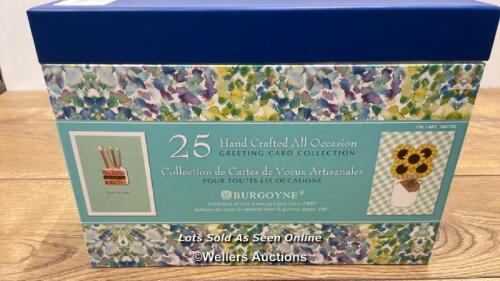 *HAND CRAFTED ALL OCCASION GREETINGS CARDS SET / 24X IN SET, ALL NEW AND SEALED