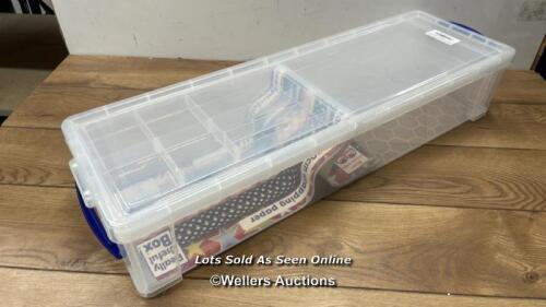 *REALLY USEFUL WRAP BOX / HANDLES DAMAGED, OTHERWISE IN GOOD CONDITION