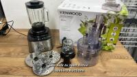 *KENWOOD MULTI PRO FOOD PROCESSOR / POWERS ON/RUNNING/SIGNS OF USE