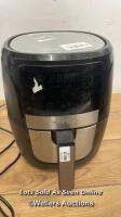 *GOURMIA 5.7L DIGITAL AIR FRYER WITH 12 ONE TOUCH COOKING FUNCTIONS / NO POWER / SIGNS OF USE