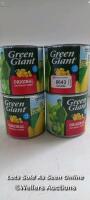 *4X GREEN GIANT SWEET CORN / 340G CANS / BBE. 07.25