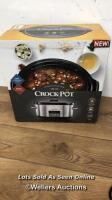 *CROCKPOT 7.5L DIGITAL SLOW COOKER CSC063 / APPEARS NEW & SEALED / NOT FULLY TESTED
