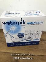 *WATERPIK WATER FLOSSER / NEW, OPEN BOX / NOT FULLY TESTED