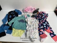 BAG OF CHILDREN'S MIXED TOPS AND BOTTOMS PJ'S