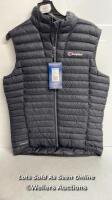 *GENTS THE NORTH FACE BLACK PADDED JACKET 4XL