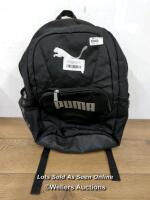 *PUMA EVERYDAY BACKPACK / SIGNS OF USE / SMALL TEAR ON ONE STRAP / ZIPS FUNCTIONAL