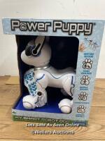 *LEXIBOOK POWER PUPPY: MY SMART ROBOT DOG / LOOSE IN BOX, UNTESTED, SIGNS OF USE