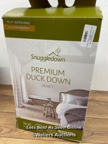 *DUCK DOWN DUVET 10.5T (SUPERKING) / MINIMAL SIGNS OF USE