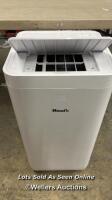 *WOOD'S COMO 12K BTU PORTABLE AIR CONDITIONER WITH REMOTE CONTROL / POWERS UP / NOT FULLY TESTED / NO REMOTE / P1