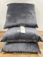 *3X FONTANA CUSHIONS / APPEARS NEW/NO PACKAGING