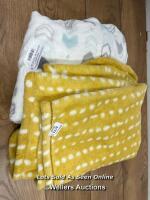 *SNUGGLE ME TOO 2PC SET / BLANKETS ONLY