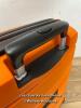*AMERICAN TOURISTER BON AIR CARRY ON ORANGE CASE / MINIMAL SIGNS OF USE/WHEELS/ZIPS AND COMBINATION UNLOCKED TOP HANDLE NOT FULLY RETRACTING - 3