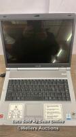 *SONY PCG-9U1M LAPTOP / SEE PHOTOS FOR SPEC DETAILS / POWERS UP - NOT FULLY TESTED / INCLUDES CHARGER & POWER CABLE / SIGNS OF USE / STAFF REF: A