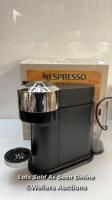 *NESPRESSO VERTUO PLUS ESPRESSO MACHINE / POWERS UP / MINIMAL SIGNS OF USE / NOT FULLY TESTED [LOCATION: A]