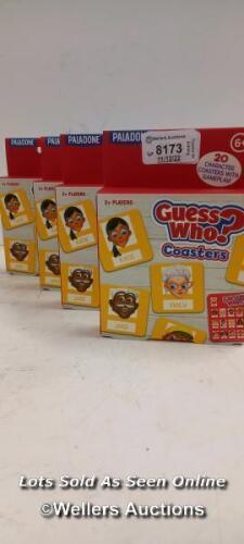 4X GUESS WHO COASTERS