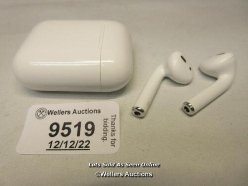 *APPLE AIRPODS / A1602 / SERIAL: FXYVP8NUH8TT / BLUETOOTH CONNECTION TESTED