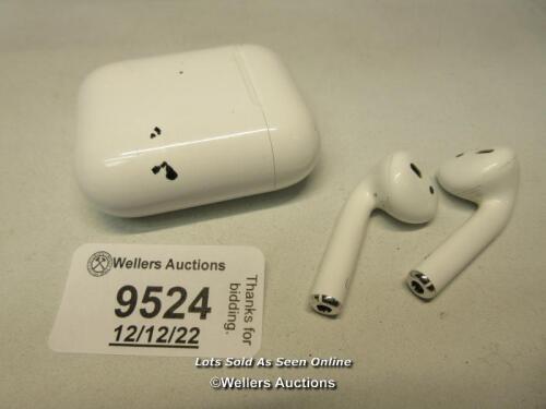 *APPLE AIRPODS / A1602 / SERIAL: H3RH8GCZLX2Y / BLUETOOTH CONNECTION TESTED