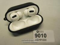 *APPLE AIRPODS / A2190 / SERIAL: GX3D184RLKKT INCL. CASE / BLUETOOTH CONNECTION TESTED & APPEARS FUNCTIONAL