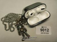 *APPLE AIRPODS / A2190 / SERIAL: H6PDF0GM0C6L INCL. CASE / BLUETOOTH CONNECTION TESTED & APPEARS FUNCTIONAL