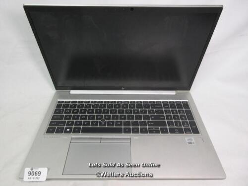 *HP ELITEBOOK 850 G7 / 500GB SSD / 16GB RAM / INTEL CORE I7-101510U PROCESSOR @ 1.80GHZ / SN: 5CG1025DW0 / PROFESSIONALLY WIPED AND RELOADED WITH WINDOWS 10 OPERATING SYSTEM / POWERS UP & APPEARS FUNCTIONAL