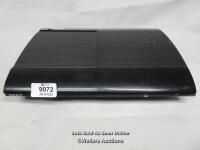 *SONY PLAYSTATION 3 CONSOLE / CECH-4001B SERIAL: AB914656515 / POWERS UP & APPEARS FUNCTIONAL