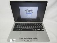 *APPLE MACBOOK PRO 13'' (2020) / A2251 / 512GB SSD / 16GB RAM / INTEL CORE I5 CPU @ 2GHZ / SERIAL: C02DC0HNML7L / PROFESSIONALLY WIPED AND RELOADED WITH CLEAN INSTALL OF OS CATALINA / POWERS UP & APPEARS FUNCTIONAL