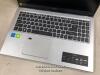 *ACER ASPIRE 5 (NX.A1KEK.007) / 11TH GEN INTEL CORE I3-1115G4 / 8GB DDR4 RAM / 256GB SSD / NVIDIA GEFORCE MX350 WITH 2GB VRAM / WINDOWS 10 / POWERS UP, SIGNS OF USE, OPERATING SYSTEM ISSUE, WITH BOX, NO CHARGER - 3