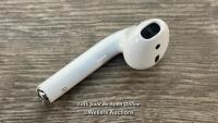 * APPLE AIRPODS 2ND GENERATION BLUETOOTH EARPHONE LEFT RIGHT SINGLE REPLACEMENT [LOCATION: A]