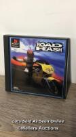 *ROAD RASH PS1 (COMPLETE) SONY PLAYSTATION BLACK LABEL COMPLETE / STAFF REF: D