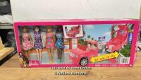 *BARBIE LIMO & DOLLS PLAYSET / MINIMAL SIGNS OF USE / UNTESTED / BATTERY OPPERATED