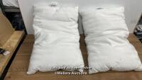 *HOTEL GRAND DOWN ROLL PILLOWS / SIGNS OF USE