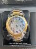*INVICTA LE DISNEY MICKEY MOUSE HERITAGE 1928 36MM WOMEN'S WHITE MOTHER OF PEARL DIAL WATCH MODEL 30835, LIMITED EDITION 1199/3000 - NEW / STAFF REF: B - 3