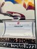 *ROLLING STONES LITHOGRAPH WITH PRINTED SIGNATURES - AMERICAN TOUR 1972 PRINT - 4108/5000 WITH COA / STAFF REF: B - 5