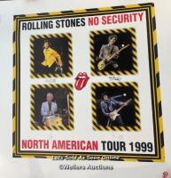 *ROLLING STONES LITHOGRAPH WITH PRINTED SIGNATURES - 1999 NORTH AMERICAN TOUR - 2405/2500 WITH COA / STAFF REF: B