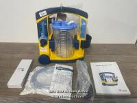 *LAERDAL SUCTION UNIT LSU WITH NEW PATIENT CANISTER, NEW BATTERY & NEW MAINS LEAD / STAFF REF: B