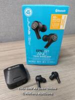 *JLAB EPIC AIR ANC EARBUDS / POWERS UP / COULDN'T SEE ON BLUETOOTH PAIRING LIST / BOXED / MINIMAL SIGNS OF USE / INC ALL EAR BUD ACCESSORIES