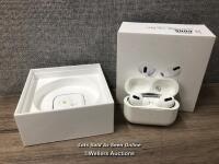 *APPLE AIRPODS PRO / WITH CHARGING POD / MWP22ZM/A / NO POWER, UNTESTED