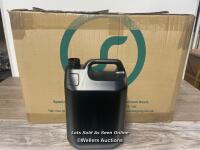 * 5000ML (5 LITRE) BLACK HDPE PLASTIC JERRY CAN & TAMPER EVIDENT CAP ANY AMOUNT / NEW - 5000ML (5 LITRE) BLACK HDPE PLASTIC JERRY CANS, WITHOUT CAPS, BOX OF 16 / STAFF REF: B