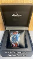 *ALPINA AL-525NW4S26 STARTIMER WATCH / NEW AND IN WORKING ORDER / STAFF REF: B