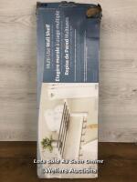 *CYPRESS MULTI USE WALL SHELF / APPEARS NEW, OPEN BOX / NO SIGNS OF PREVIOUS USE / ALL INNER CONTENTS ARE SEALED