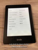 *AMAZON KINDLE PAPERWHITE / 5TH GEN / EY21 / POWERS UP & APPEARS FUNCTIONAL / STAFF REF: C [2-02/01]