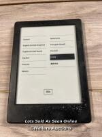 *AMAZON KINDLE / 8TH GEN (2016) / SY69JL / POWERS UP & APPEARS FUNCTIONAL / STAFF REF: C [5-02/01]