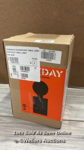 *JOHN LEWIS ANYDAY TERRAZZO BULBHOLDER LAMP / NEW - OPENED BOX / NOT FULLY TESTED / STAFF REF:A