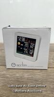 *ACCTIM WYNDHAM DIGITAL WEATHER STATION / MINIMAL SIGNS OF USE / NOT FULLY TESTED / STAFF REF:A