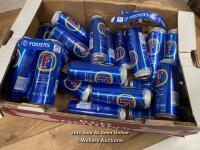 *BOX OF FOSTERS PINT CANS 568ML 4%VOL
