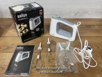 *BRAUN HM5100 MULTIMIX 5100 HAND BLENDER / POWERS UP / SIGNS OF USE