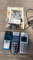 * 2 X NOKIA 3510I AND NOKIA 2310 WITH CHARGERS AND MANUALS